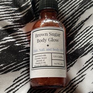 Essential oils with the beautiful scent of brown sugar.